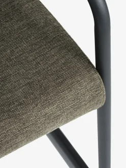 AABENRAA L160 tafel eiken + 4 ESPE stoelen olijf/zwart