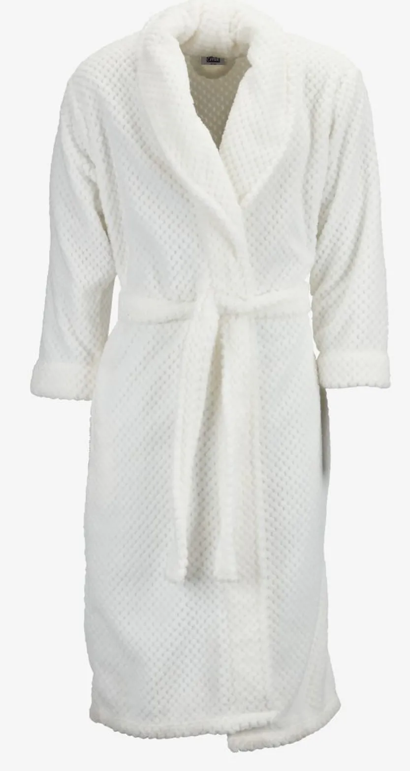 Badjas NITTA S/M wit