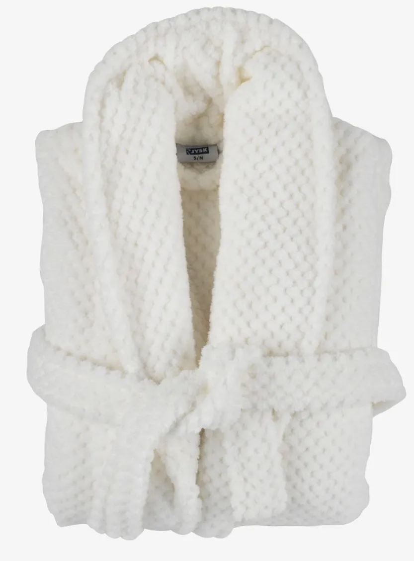 Badjas NITTA S/M wit