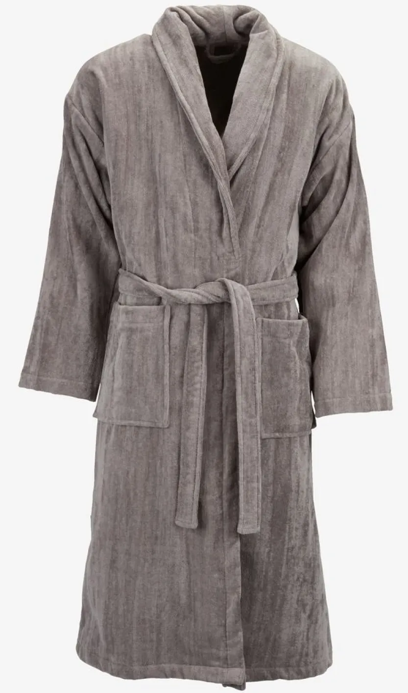 Badjas TIBRO S/M grijs