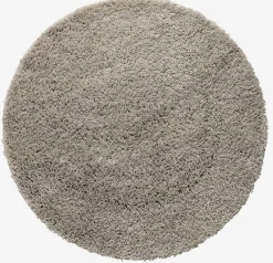 Badmat KARLSTAD Ø70 lichtgrijs