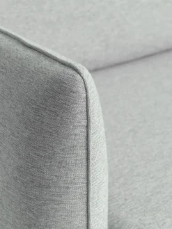 Bank AARHUS hoek links lichtgrijze stof