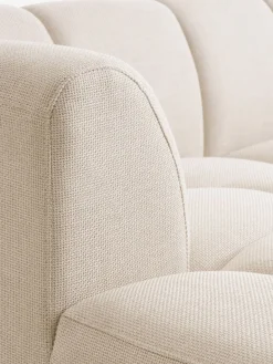 Bank ALLESE chaise longue links beige stof