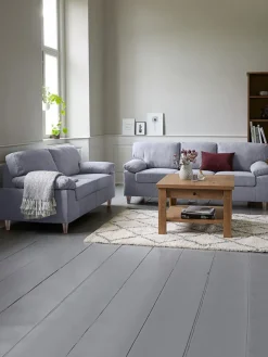 Bank GEDVED 2 stuks lichtgrijs