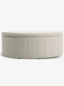 Bank KAPPEL met opbergruimte lichtzand