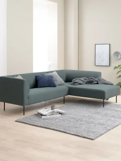 Bank KARE chaise longue rechts donkergroen