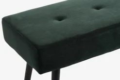 Bank RJUKAN fluweel donkergroen/zwart