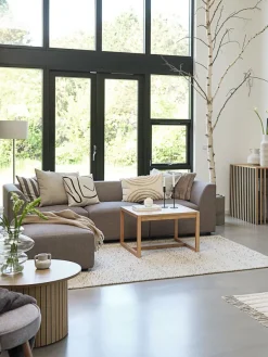 Bank TERNDRUP chaise longue grijs