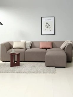 Bank TERNDRUP chaise longue grijs