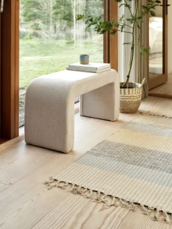 Bank TUEN zandkleurige stof