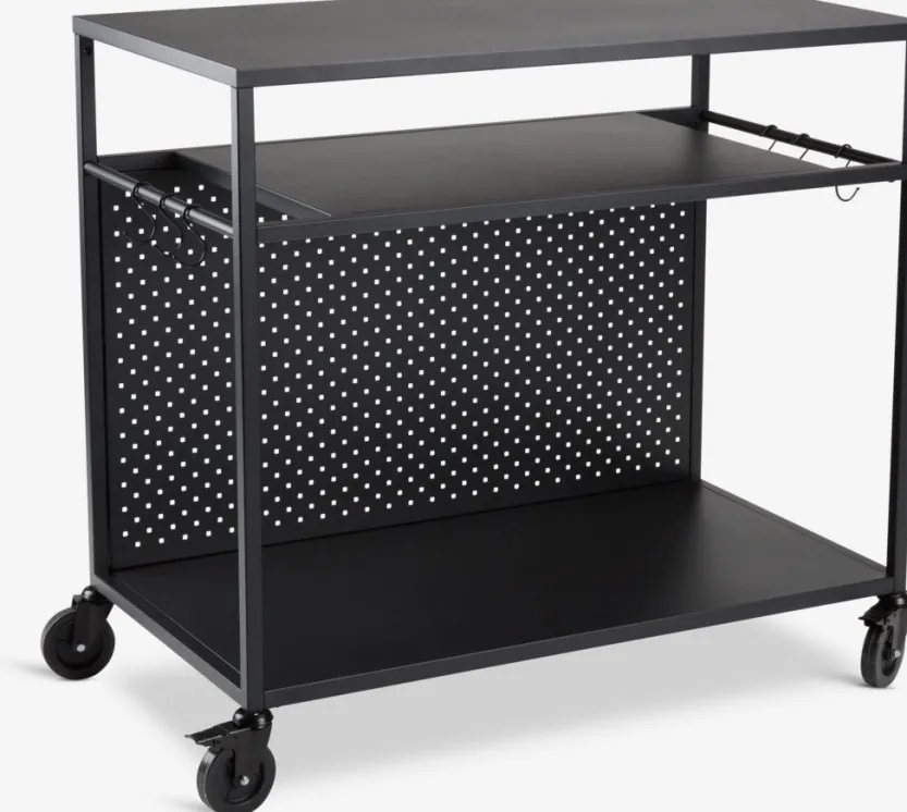 Barbecue tafel INDSLEV B50xL90 zwart