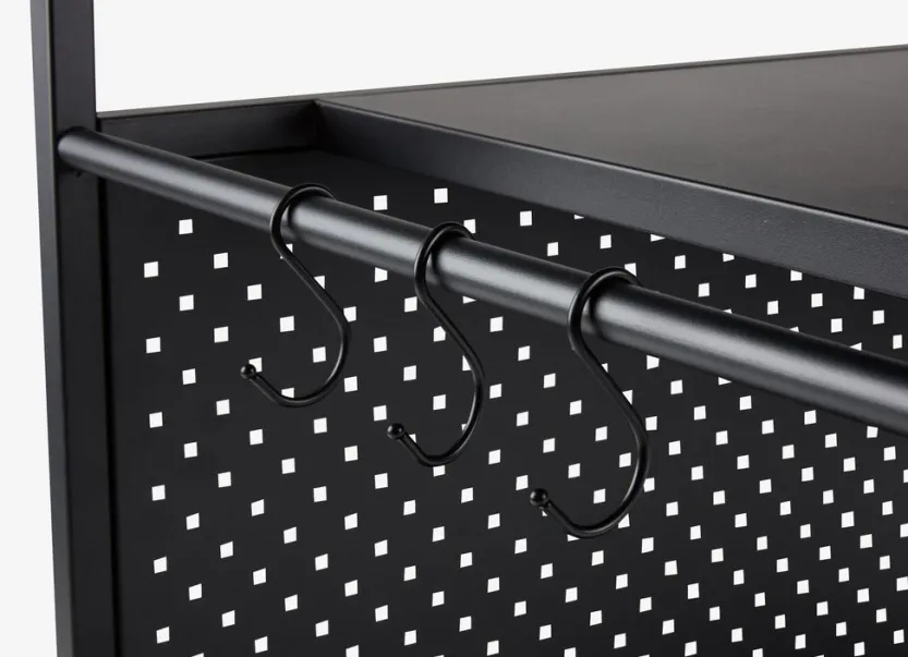 Barbecue tafel INDSLEV B50xL90 zwart