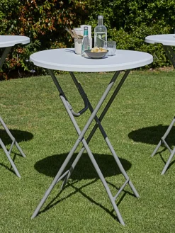 Bartafel LANGERIM Ø80 wit