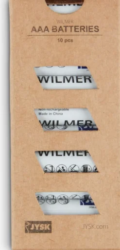 Batterijen WILMER AAA 10 stuks