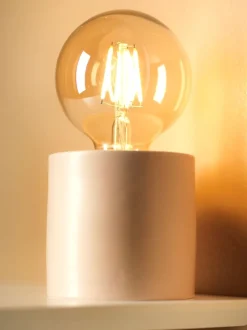 Batterijlamp ARNOLD Ø9xH16cm met timer