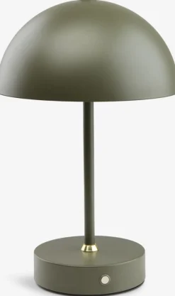 Batterijlamp KENT Ø16xH25cm groen met touch en timer