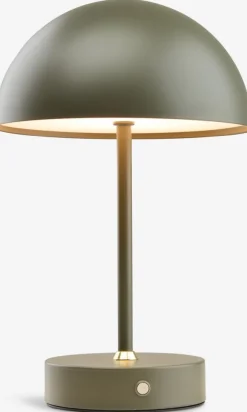 Batterijlamp KENT Ø16xH25cm groen met touch en timer