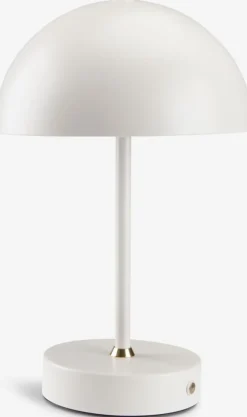 Batterijlamp KENT Ø16xH25cm grijs met touch en timer