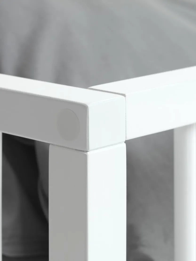 Bedframe GILLELEJE 90x200 wit