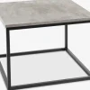 Bijzettafel DOKKEDAL 60x60 beton kleur