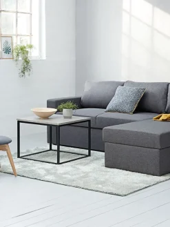 Bijzettafel DOKKEDAL 60x60 beton kleur