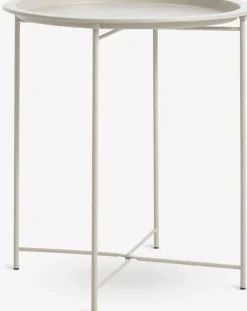 Bijzettafel RANDERUP Ø47 lichtzand