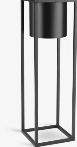 Bloempot DETLEF B15xL15xH50cm zwart