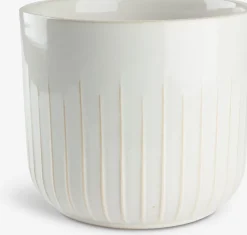 Bloempot KNUDSEN Ø20xH18 cm wit