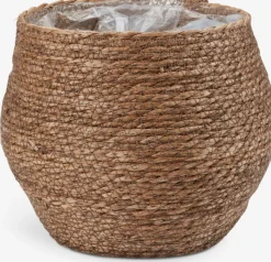 Bloempot SIVERT Ø26xH23 cm bruin