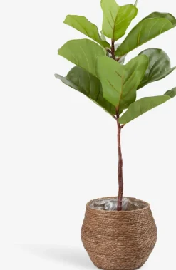 Bloempot SIVERT Ø26xH23 cm bruin