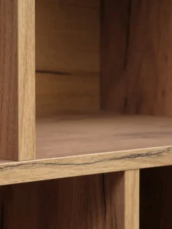 Boekenkast MOSBJERG 10 schappen eiken kleur