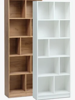 Boekenkast MOSBJERG 10 schappen eiken kleur