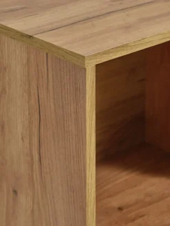 Boekenkast MOSBJERG 6 schappen eiken kleur