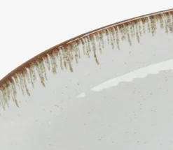 Bord FERDUS Ø27cm porselein grijs