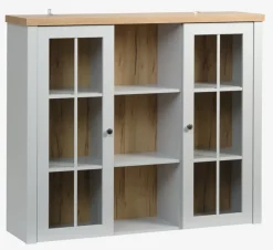 Bovenbouw MARKSKEL 2 deuren lichtgrijs/eiken kleur