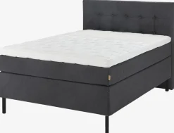 Boxspring 140x200 GOLD C110 latex grijs-40