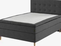 Boxspring 140x200 GOLD C75 latex grijs-40