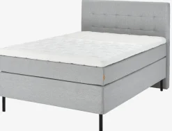 Boxspring 140x200 GOLD C110 latex grijs-27