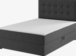 Boxspring 140x200 PLUS C40 opbergruimte grijs-40