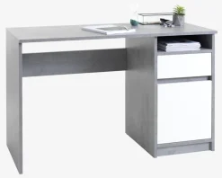 Bureau BILLUND 54x120 wit/beton