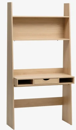 Bureau KRARUP 2 schappen 95x185 eiken kleur