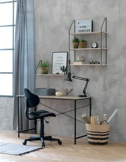 Bureau VANDBORG 60x120 eiken/zwart