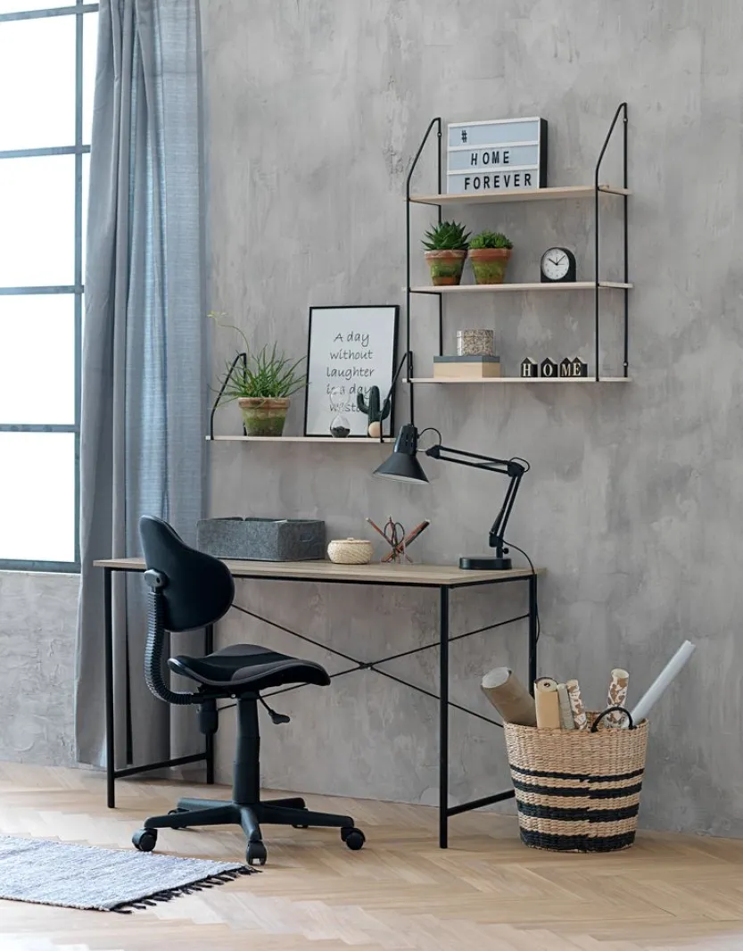 Bureau VANDBORG 60x120 eiken/zwart