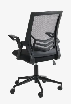 Bureaustoel ASPERUP zwarte mesh en stof