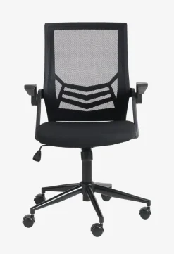 Bureaustoel ASPERUP zwarte mesh en stof