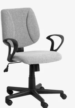Bureaustoel RUNGSTED grijze stof/zwart