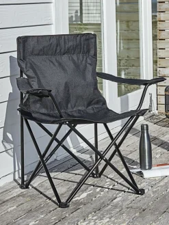 Campingstoel HALDBAKKEN zwart