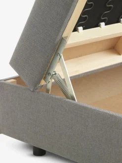 Daybed BEGYNDT 196x91 cm lichtgrijze stof