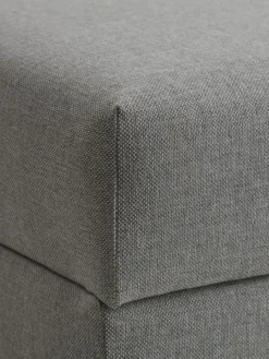 Daybed BEGYNDT 196x91 cm lichtgrijze stof