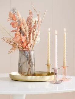 Decoratie schaal ERLING Ø34xH4cm messing